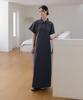Meojiaenminggeul Sein Crisp Maxi Shirt Dress (Charcoal)