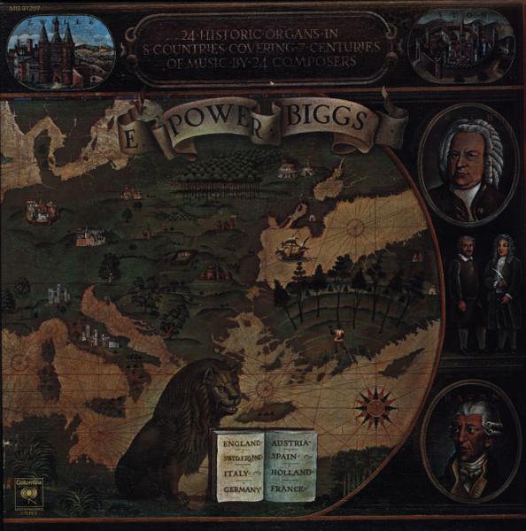 

LP Record E. POWER BIGGS 24 Historic Organs In 8 Countries C M31208 COLUMBIA MASTER 197 Canada Classical Used