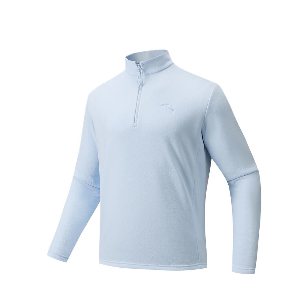 Anta Outdoor Series Stand Collar Pullover Solid Color Comfortable Versatile Casual Simple Warm Knitted Sweater Unisex sweater 972616401-6