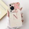 For Huawei Nova Y72 MGA-LX3 Case 26 Letters Nickname Shockproof Silicone TPU Back Cover for NovaY72 Y 72 4G Soft Housing Etui