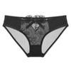 French panties ultra-thin mesh breathable low-rise large-size panties sexy transparent hollow embroidered lace briefs