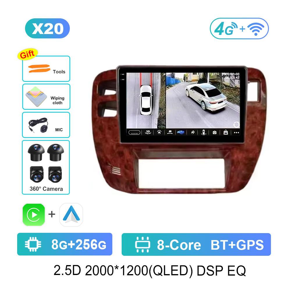 Bluetooth WiFi GPS Navigation Android 14 for NISSAN Patrol 1997 - 2005 Touch Screen Car Radio Multimedia Player 4G DSP Stereo
