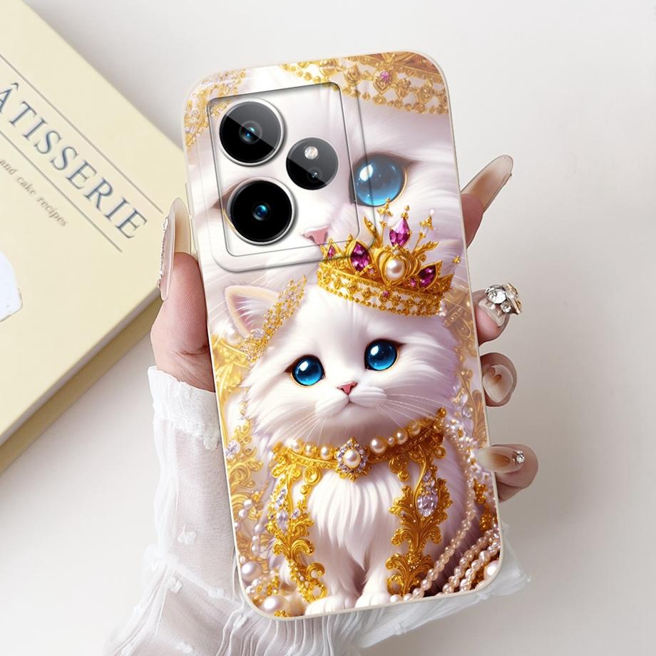 For Realme GT7 Case RealmeGT 7T New Candy Painted Back Cover Shockproof Soft TPU Phone Case For Realme GT 7 Pro GT7 T GT7T Shell
