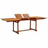 9 Piece Outdoor Dining Set Solid Acacia Wood Table and Textilene Chairs