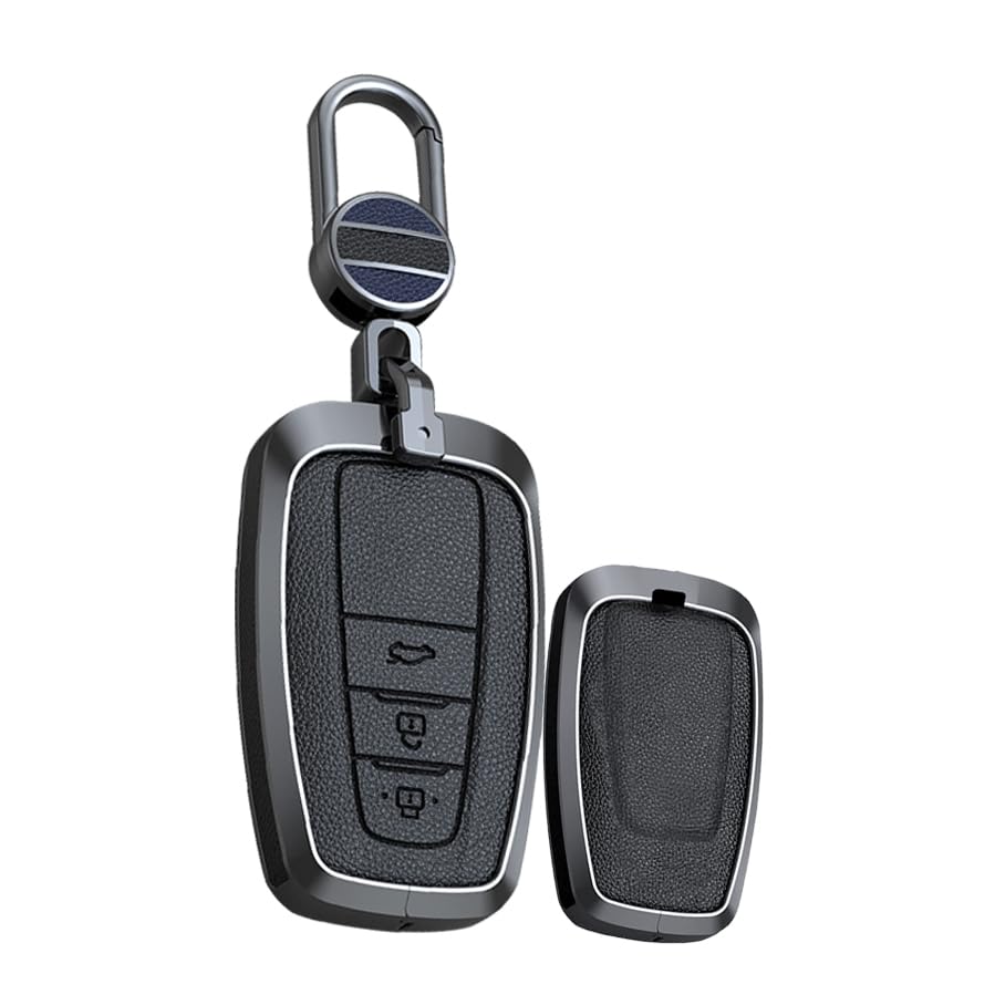 [TECART] Toyota Key Case Key Cover Key Chain Compatible with чёрный