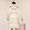 BOSIDENG Women's Long Faux Fur Collar Down Jacket B30145266