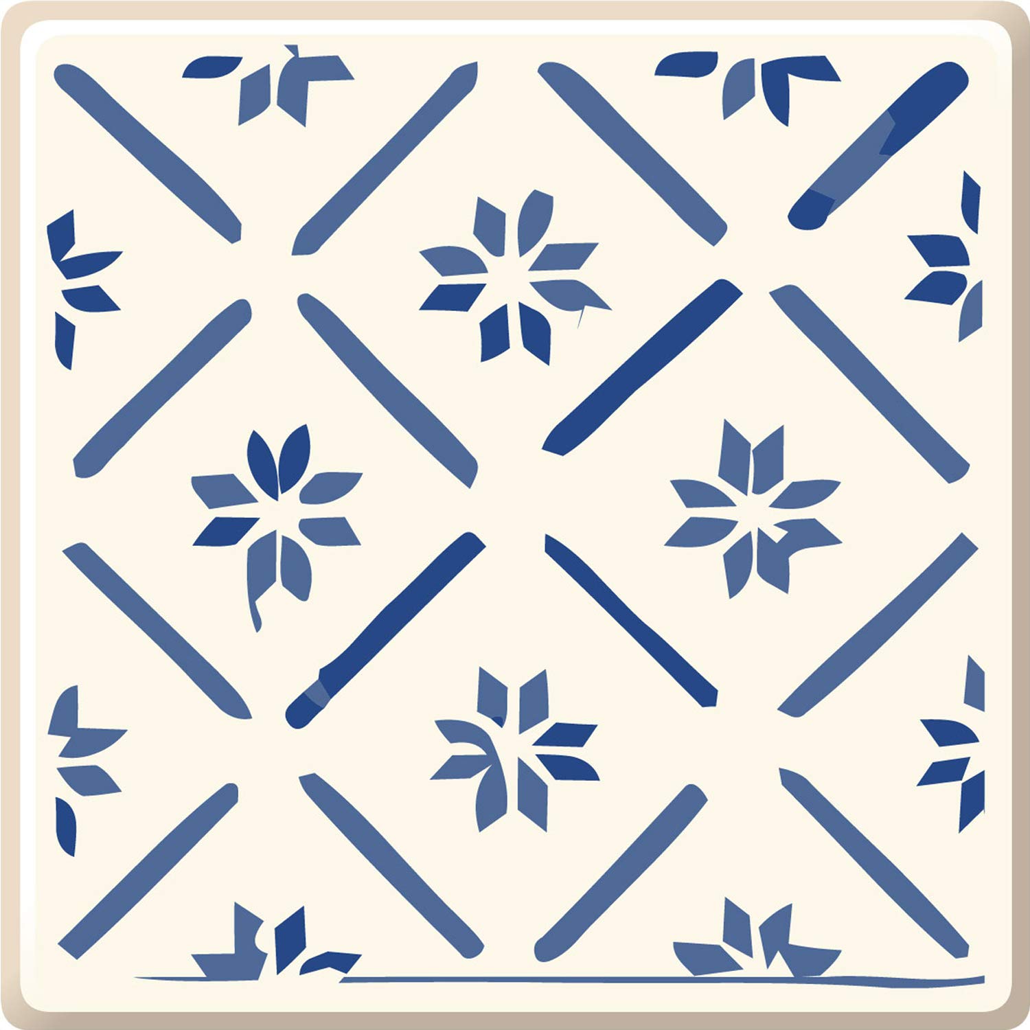 

Poromoro Portuguese Spanish Style Azulejo Tile Stickers Peel Stick Kitchen Bathroom Mosaic Tile Stickers Set & - & - & - 16-Piece (5.9, 35)