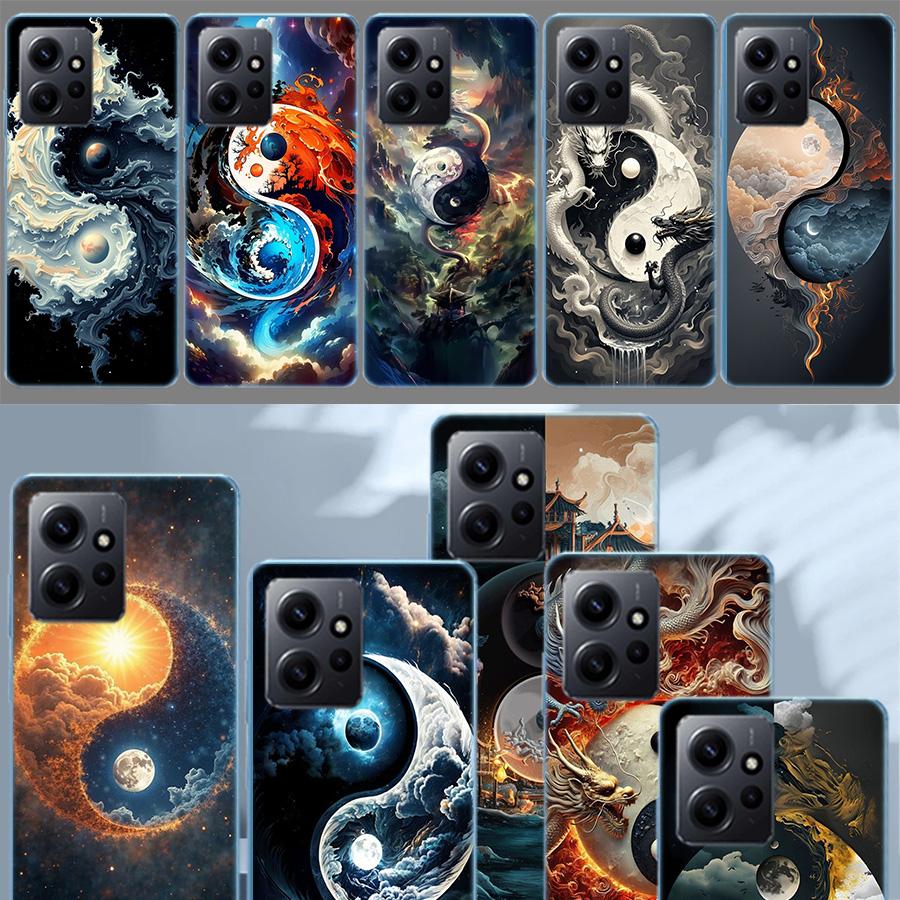 Balance of Elements The Eternal Yin-Yang Phone Case For Redmi Note 14 15 Pro 5G 13 12 Pro Plus 11 11T 11E 11S 10 Pro 10S 9 9S Co