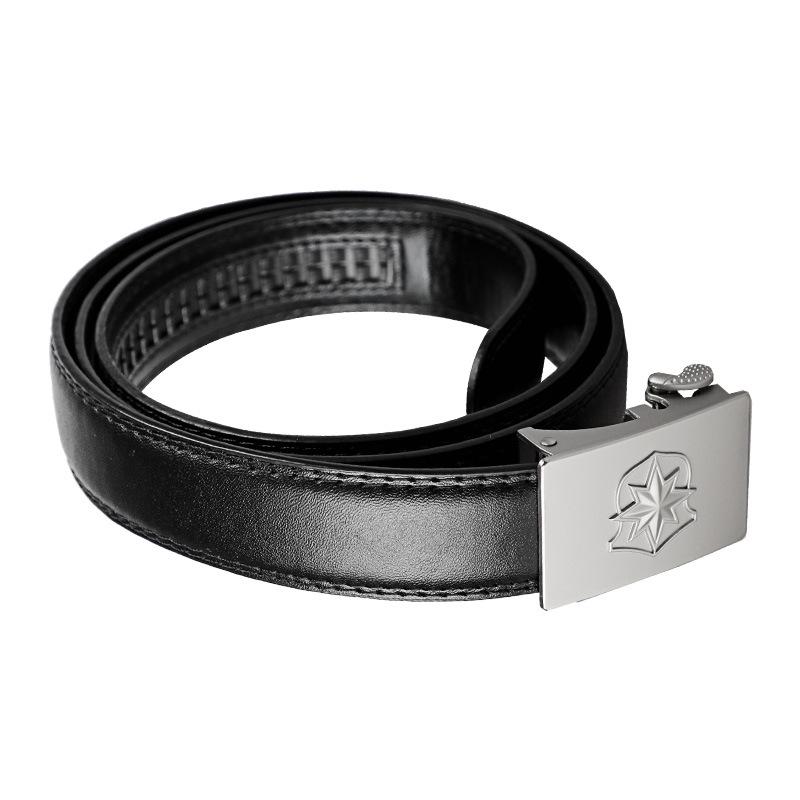 Black Security Duty Patrol Waistband with Automatic Buckle