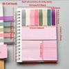 Set de Post-its Kawaii Extensible Amovible Bloc-notes Étudiant Indispensable Fournitures de Planificateur d'Études Accessoires de Bullet Journal