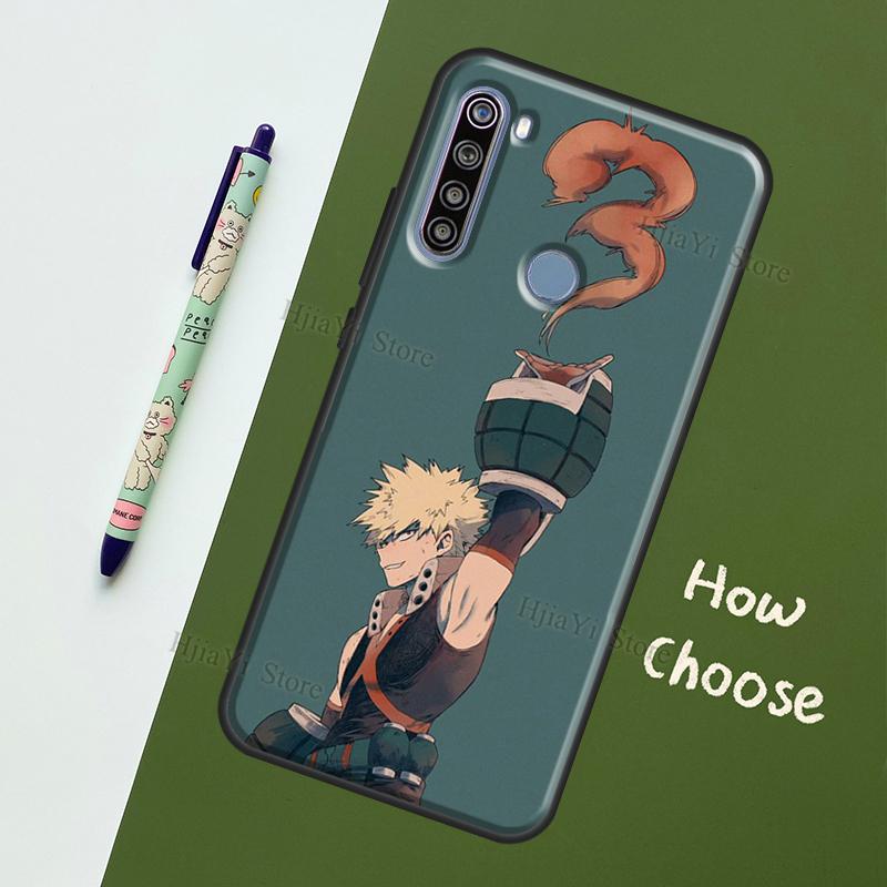 Katsuki Bakugo My Hero Academia Phone Cover For Xiaomi Redmi Note 11 10 8 7 9 Pro 11S 10S 9S 8A 9A 9C 9T Redmi 10 Case