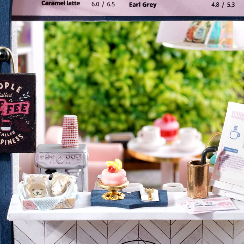 Dollhouse Handmade Kit Set Miniature Book Cafe BOOK CAFE (t-FREAK)