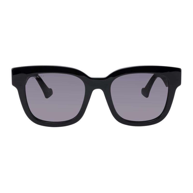 GUCCI Square Frame Sunglasses Black Women's Acetate Square Sunglasses Women's