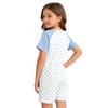 Mono Adorable Estampado Adaptativo para Niños con Necesidades Especiales Cuello Redondo Manga Corta Anti-rozaduras