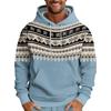 Christmas Print Loose Men's Hoodie