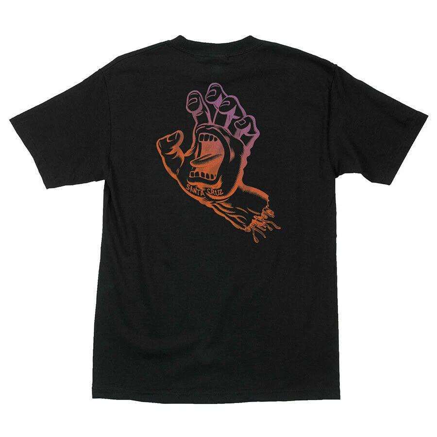 Santa Cruz BOGUS SCREAMING HAND Skateboard T Shirt BLACK XL