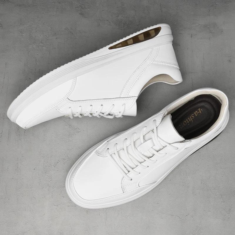 Модные мужские туфли из натуральной кожи — фото 4