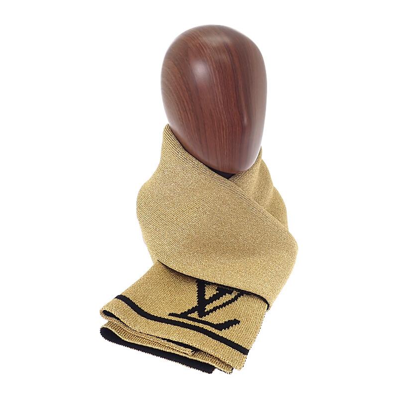 LOUIS VUITTON  M76167 Scarf gold wool Women