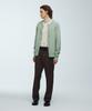 Knitted Shaggy Dog 100% Wool Round Cardigan Mint