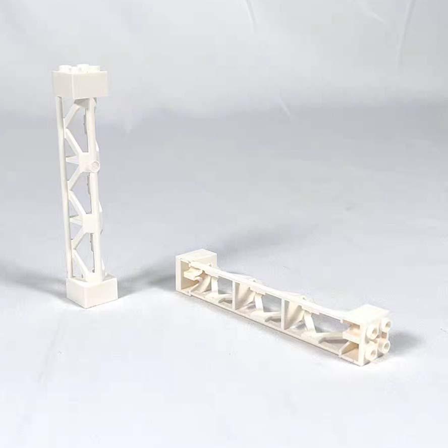 Stadt Bausteine Zug Waggon Stützsäule Träger Säule Balken 2x2x10 Militärsteine Spielzeug Kompatibel Technische Teile 95347