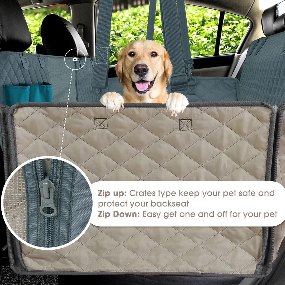Exclusive Gray Mesh Waterproof Pet Car Seat Mat