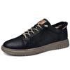Fashion Leather Fashion Shoes Men Retro Vulcanized Shoes Men Comfy British Styly Sneakers Breathable Mens Dress Footwear Leisure Walk