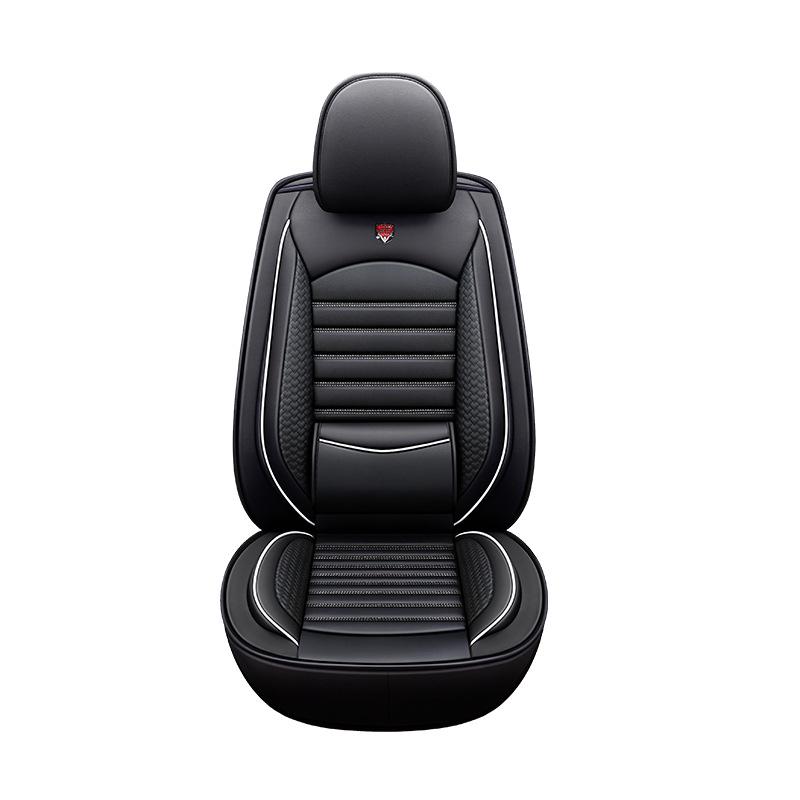 Universal Leather Car Seat Cover - All-Season Full Set Cushion