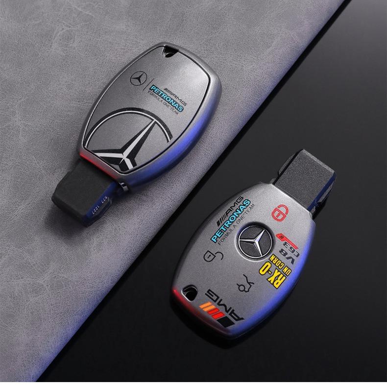 

2025 Hot TPU Sport Style Car Key Case Cover Auto Styling Accessories For Mercedes Benz A B C S Class AMG GLA CLA GLC W176 W221 W