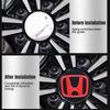 TR1-4Pcs Car Hub Cap Wheel Center Cover Decoration Accessories For Honda Civic Fit Jazz Accord Pilot CRV Odyssey Passport City HRV