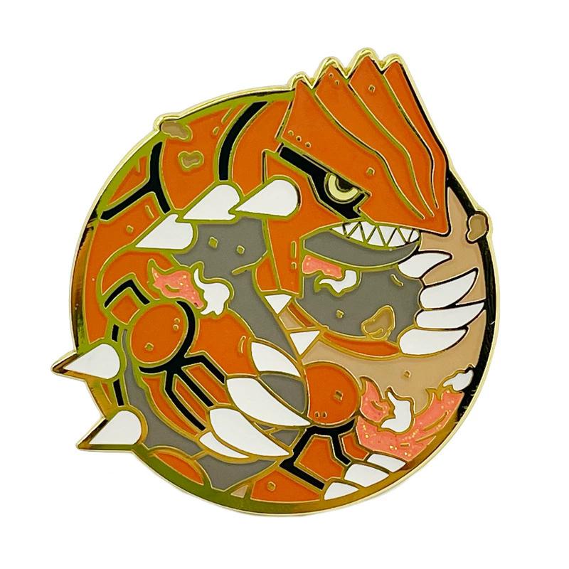 Anime Game Pokemon Hard Enamel Pins Cute Cartoon Gengar Brooches On Clothes Lapel Badges Metal Jewelry Accessories