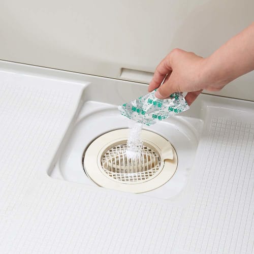 Aimedia Drain Cleaner, 20g (4 bags), One-Shot Drain Cleaner, Comb Hair, Removes Clogged Drains, Cleans and Cleans Bath, Bathroom, Washroom, and Sink