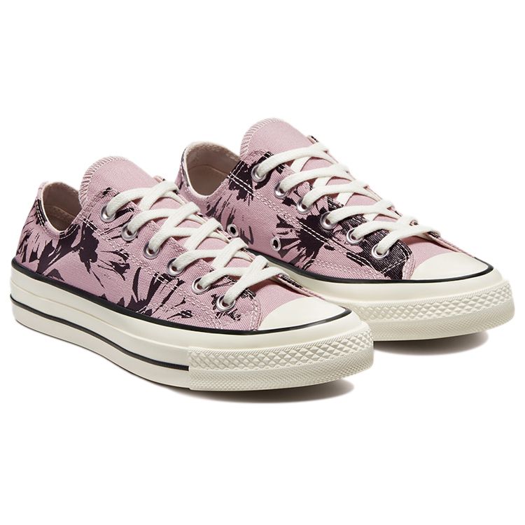 Converse Chuck 70 Low Hybrid Floral Women Sneakers Pink Himalayan-Salt Black 571386C