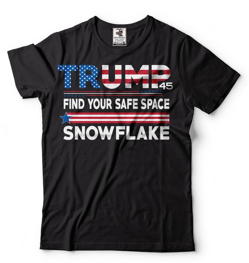 Find your safe Place Snowflake Trump 2024 Election T-shirt Donald Trump shirt Unisex T-Shirt XXXXL