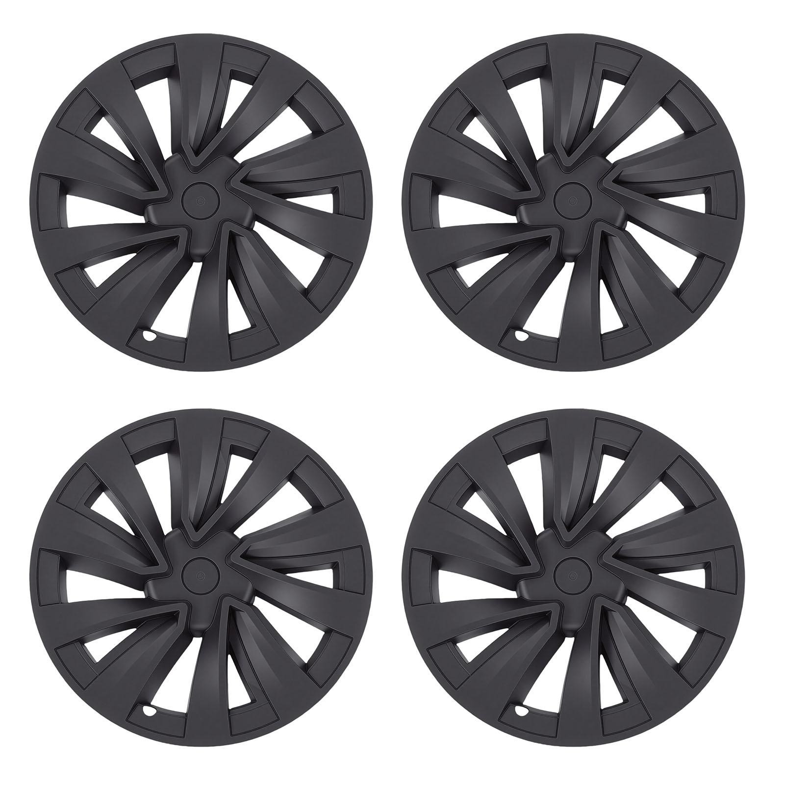 4PCS 19 Inch Hubcaps Wheel Covers Replacement R19 Wheel Rim Cover Replacement for Model Y 2025 2026