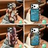 Retro Industrial Style Rusty  For IPhone17 16 15 14 13 12 11 Plus Pro Max Plus Wireless Charger Phone Case