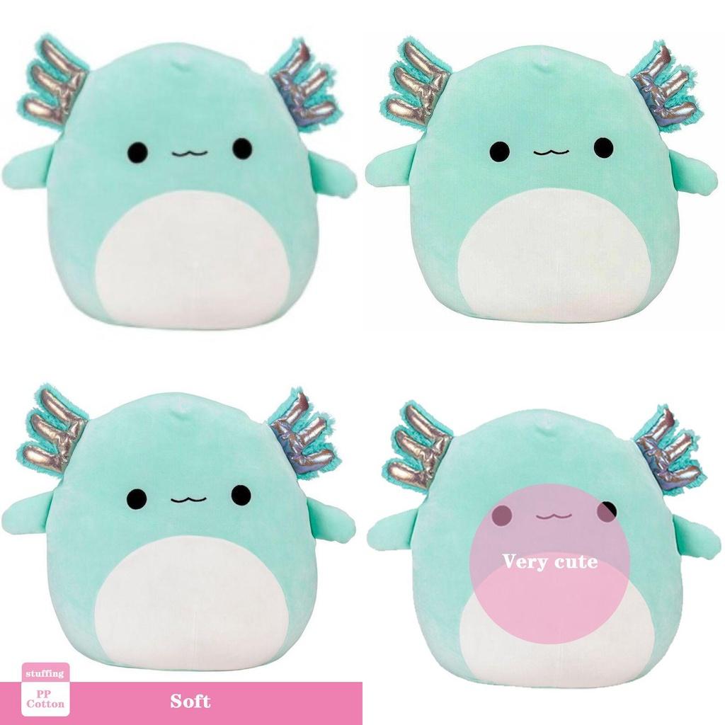 Cute 8" And 16" Plush Axolotl Teal Green Anastasia Doll Perfect For Soft Toy Collectors