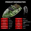 Fishing Bait Boat 500m Remote Control Bait Boat Dual Motor Fish Finder 2KG Loading Support
