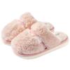 Fleece Thickened Cotton Slippers Women's Season Non-slip Warm Thick Bottom Household Slippers Indoor Home Cotton Mop