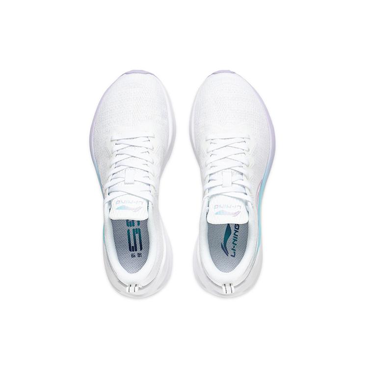 Li Ning Wuyue EVA Low top Casual Sprint Physical Fitness Test & Exam Running Shoes Women's Standard White ARST004-3