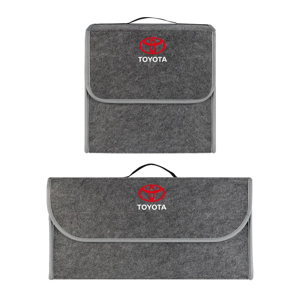 Car Trunk Large Capacity Sundries Storage Box Organizer Bag Tool Case For Toyota TRD Corolla Chr Avensis Yaris Camry Racing RAV4