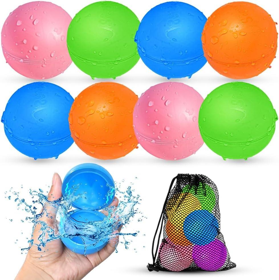 16Pcs Reusable Water Balloons For Kids Pool Beach Water Toys For Boys And Girls Summer Toy For Outdoor Games  Decoration Mariage