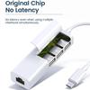 4-in-1 USB HUB USB C Dock Station USB Ethernet Adapter USB To 100Mbps RJ45 USB Splitter OTG Adapter For PC Laptop Macbook Pro