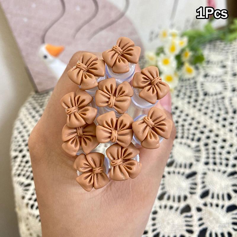1Pcs Colorful Bow Tie Eyelash Brush Tubes With Crystal Lash Mascara Wands Eyebrow Comb Spoolies Applicators Makeup Tools