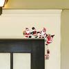 Christmas Decoration Door Frame Holiday Door Frame Decoration Santa Snowman Elk Wall Retro Door Frame Decoration Wooden Ornament