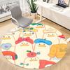 1pc Duck Pattern Chair Carpet for Office Non-Slip Mat for Office - Decorative Floor Mat  Yy251030198