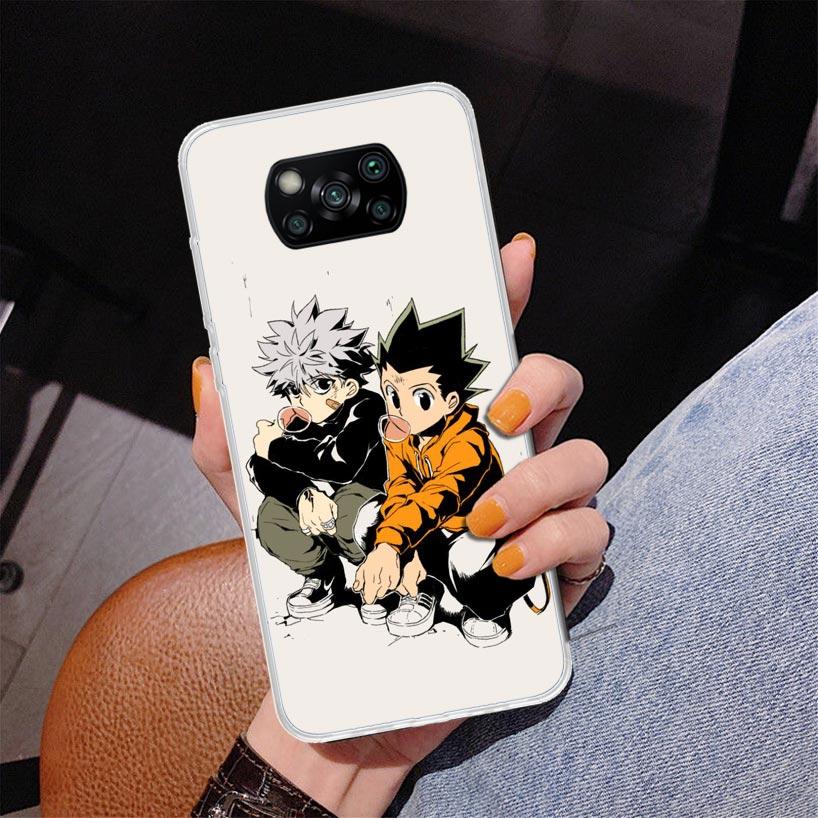 Hunter X Anime Phone Case For Xiaomi Poco X7 X6 X5 Pro F7 Ultra Redmi 15C 15 13C 13 12C 12 10 10A 10C 9 9A 9C 9T Cover Poco X7 X