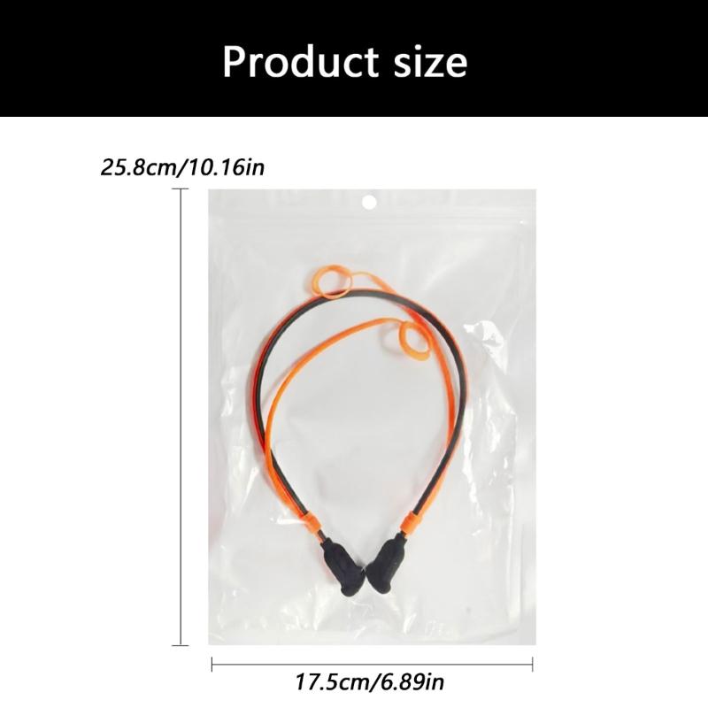 Premium Silicone Earbuds Safety Leash Cord Flexible Build Secure Fit For Sports And Commuting Lightweight Portable Desig