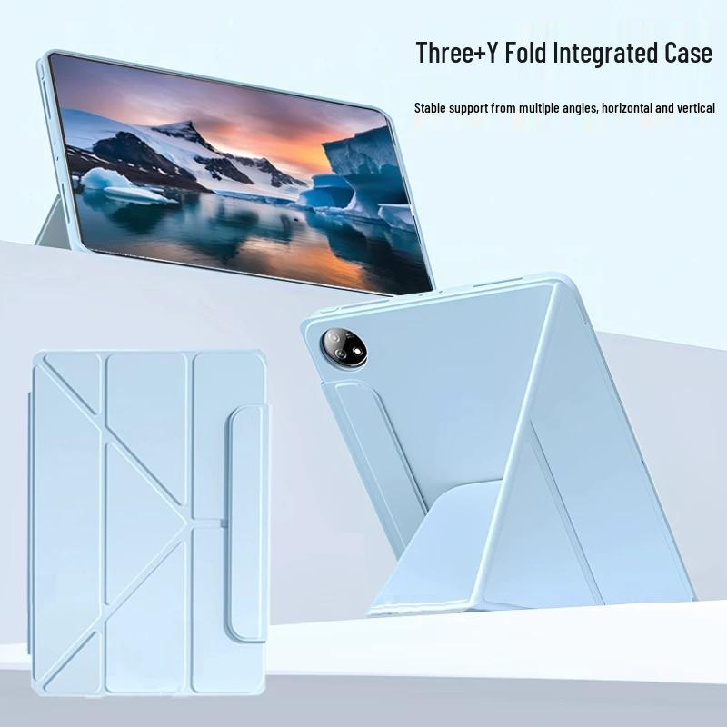 OPPO Pad 6 Series Y-fold Buckle Mini 8.8 Silicone Flip Cover Air 5 Protective Case