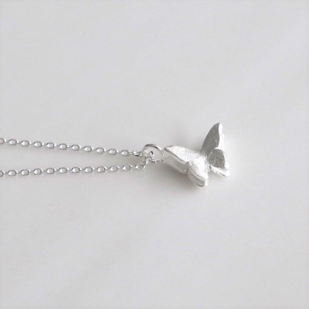 [Silver925] Double Butterfly Necklace (6927539)