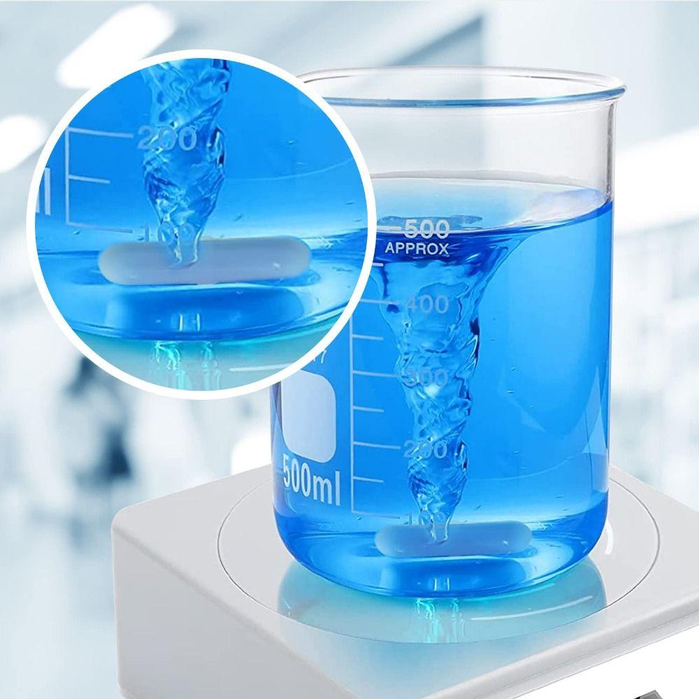 10Pcs PTFE Magnetic Stirrer Mixer 6-15mm Rotating Biological Stirrer Magnetic Stir Bars  Biology